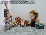 Load image into Gallery viewer, FULL SET OF SAFARI PLUSH ANIMALS. Bling Decorations