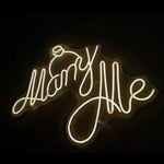 Load image into Gallery viewer, MARRY ME LED SIGN Bling Decorations