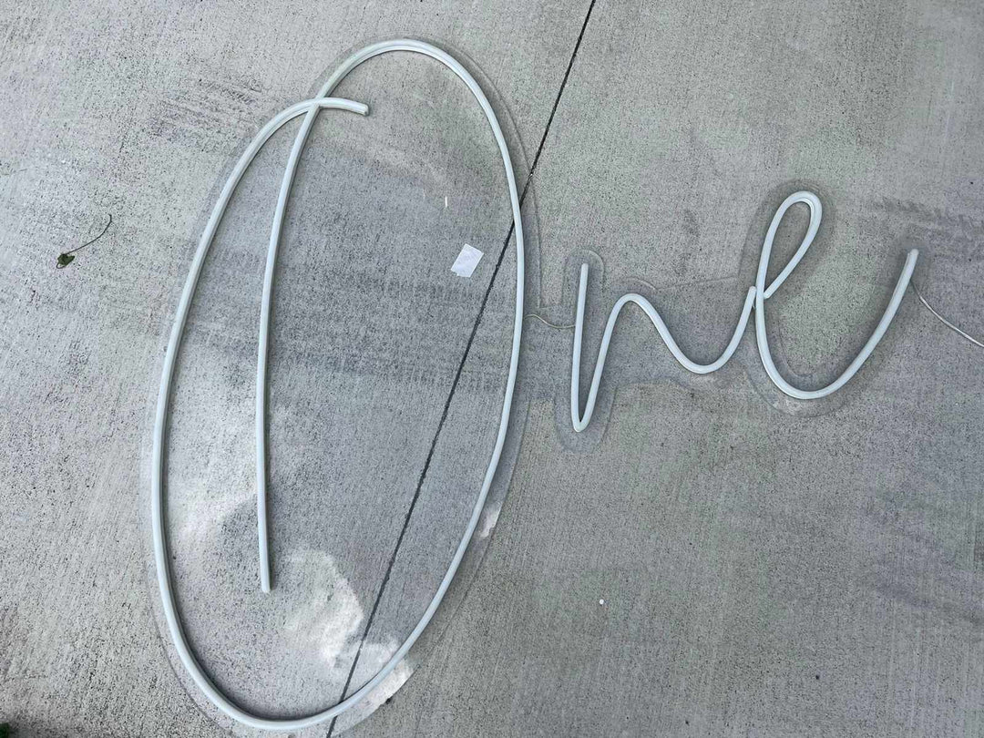 Neon ONE sign 1 meter Bling Decorations