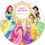 Load image into Gallery viewer, Princess Backdrop with stand Bling Decorations