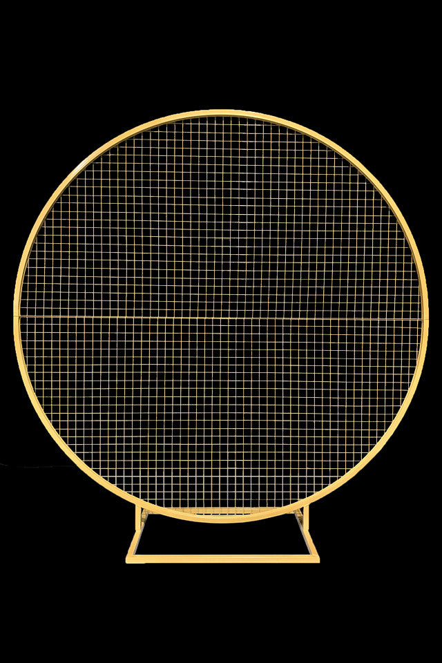 GOLDEN MESH ARCH Bling Decorations