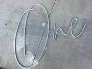 Neon ONE sign 1 meter Bling Decorations