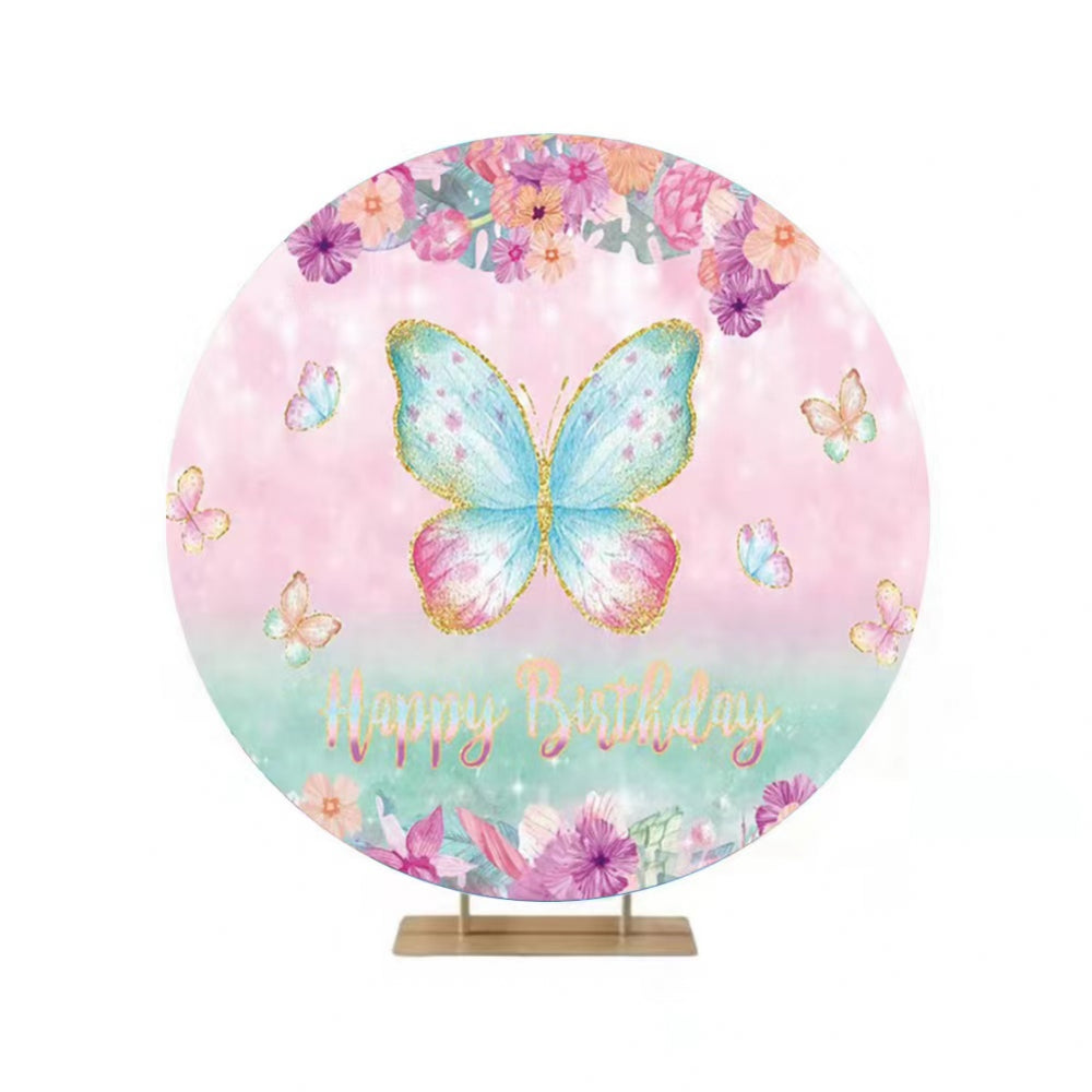 BUTTERFLY ROUND BACKDROP