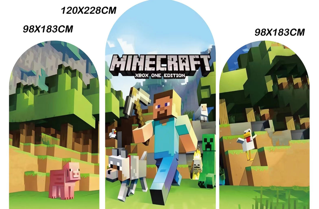 MINE CRAFT BACKDROP COVERS